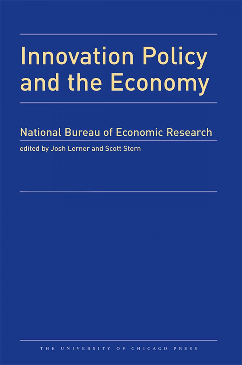 Big bigCover of Innovation Policy and the Economy 2013