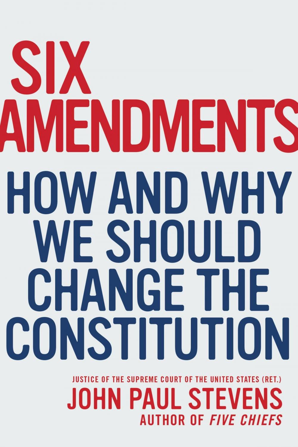 Big bigCover of Six Amendments