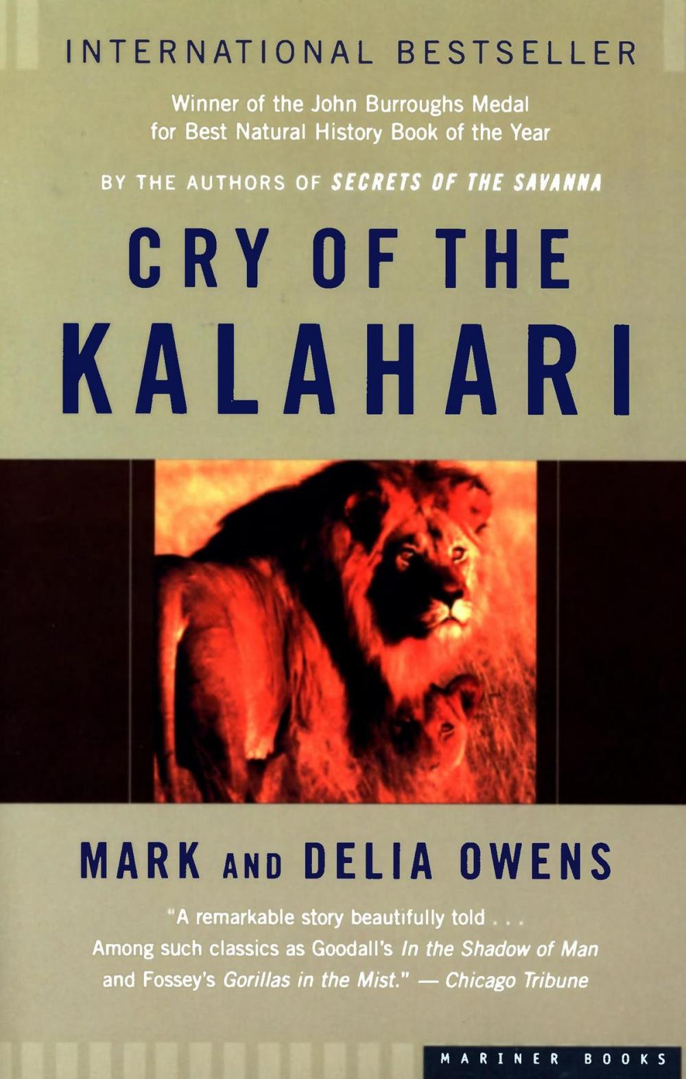 Big bigCover of Cry of the Kalahari