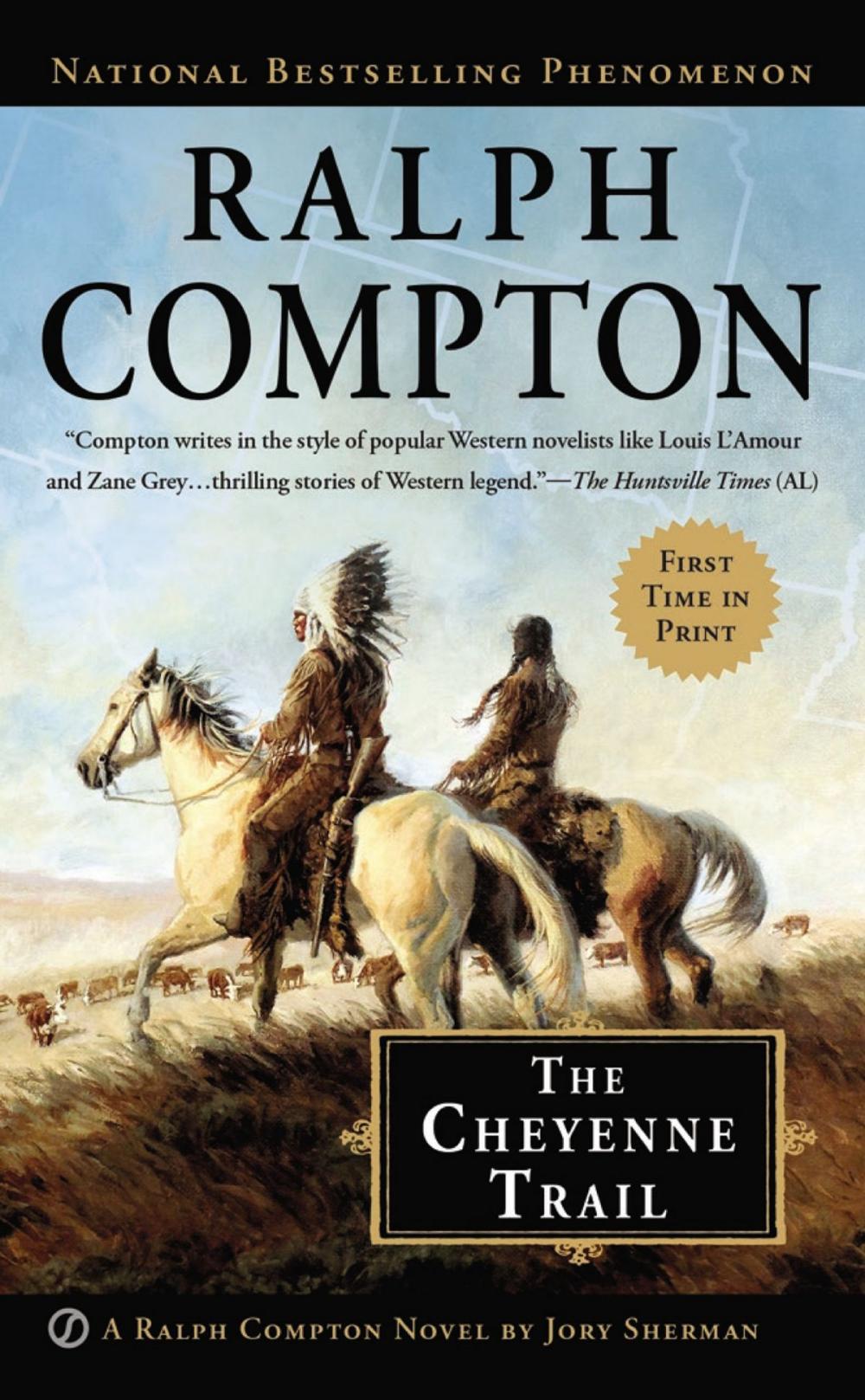 Big bigCover of Ralph Compton The Cheyenne Trail