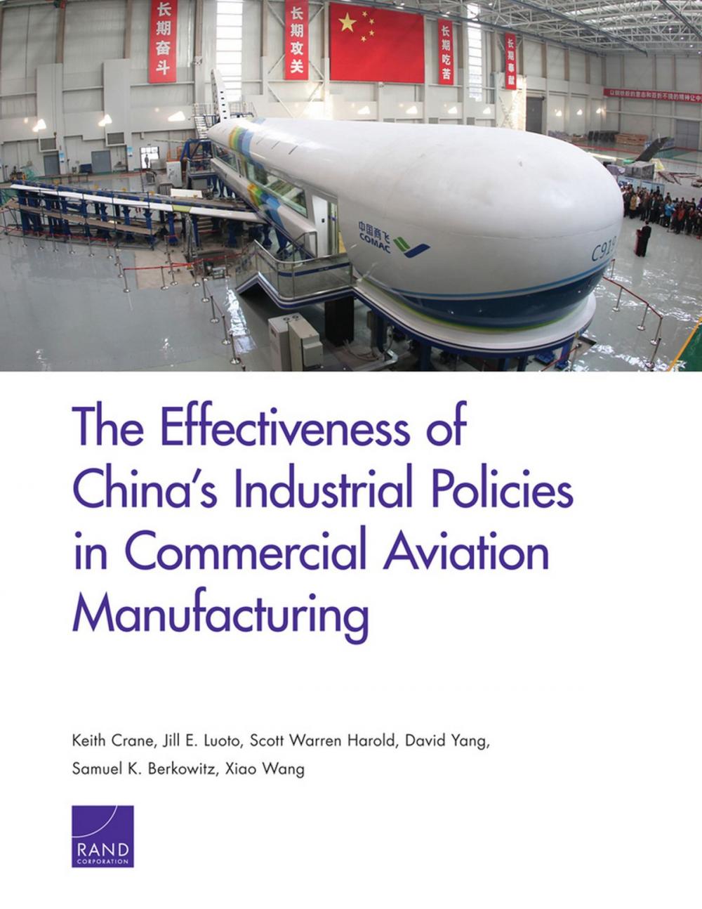 Big bigCover of The Effectiveness of China's Industrial Policies in Commercial Aviation Manufacturing