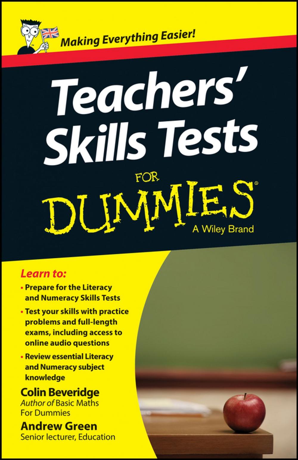 Big bigCover of Teacher's Skills Tests For Dummies