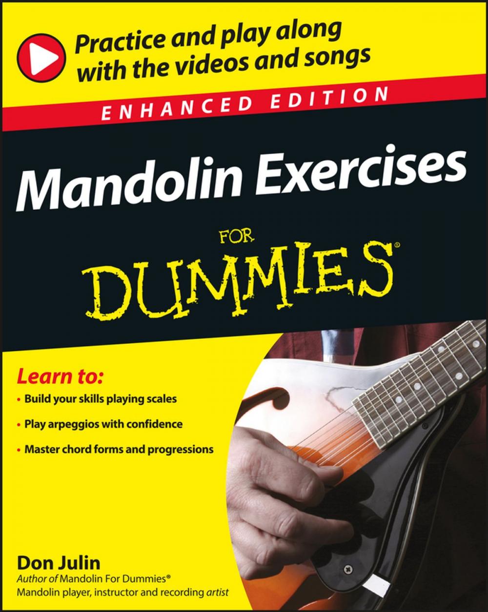 Big bigCover of Mandolin Exercises For Dummies, Enhanced Edition