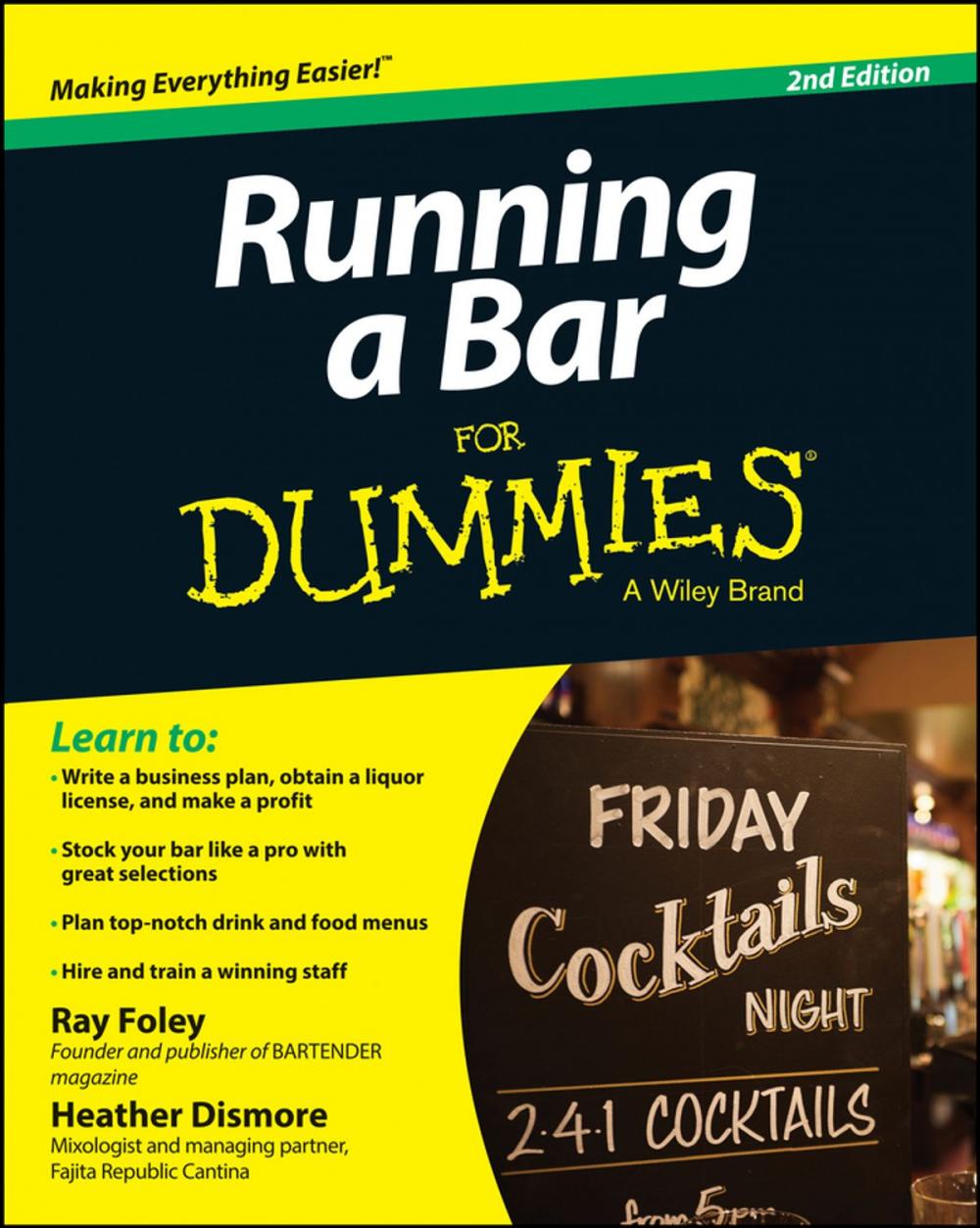 Big bigCover of Running a Bar For Dummies