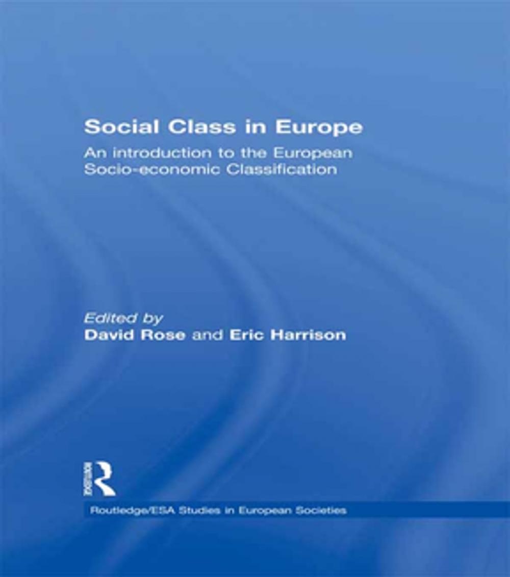 Big bigCover of Social Class in Europe