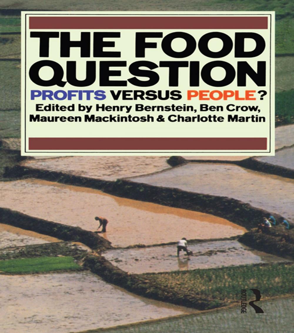 Big bigCover of The Food Question