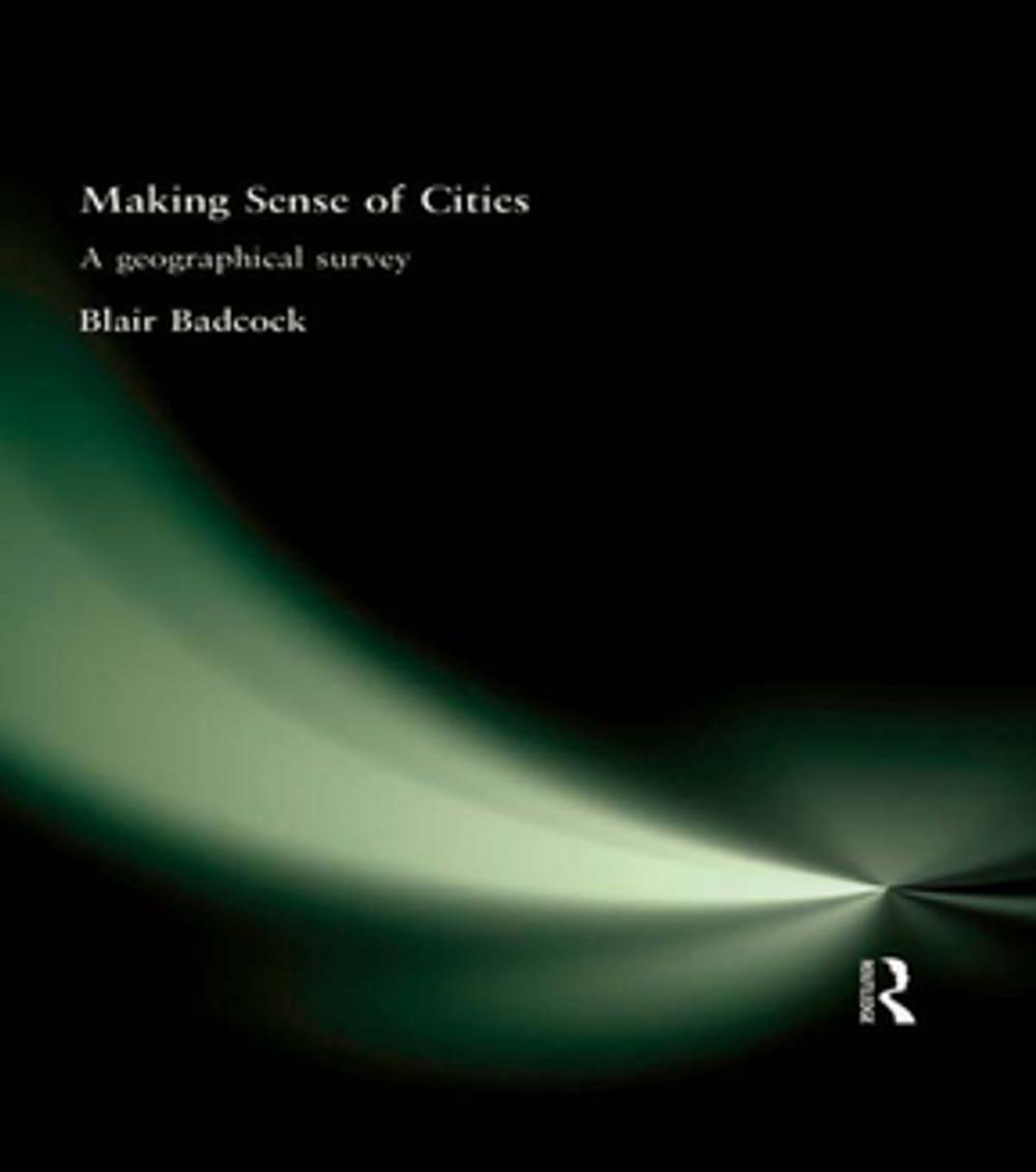 Big bigCover of Making Sense of Cities