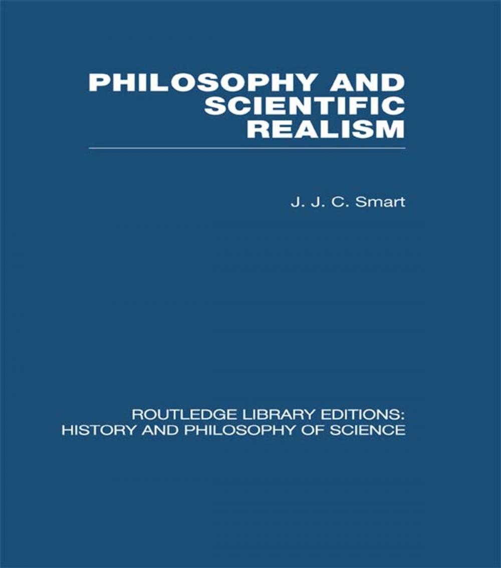 Big bigCover of Philosophy and Scientific Realism