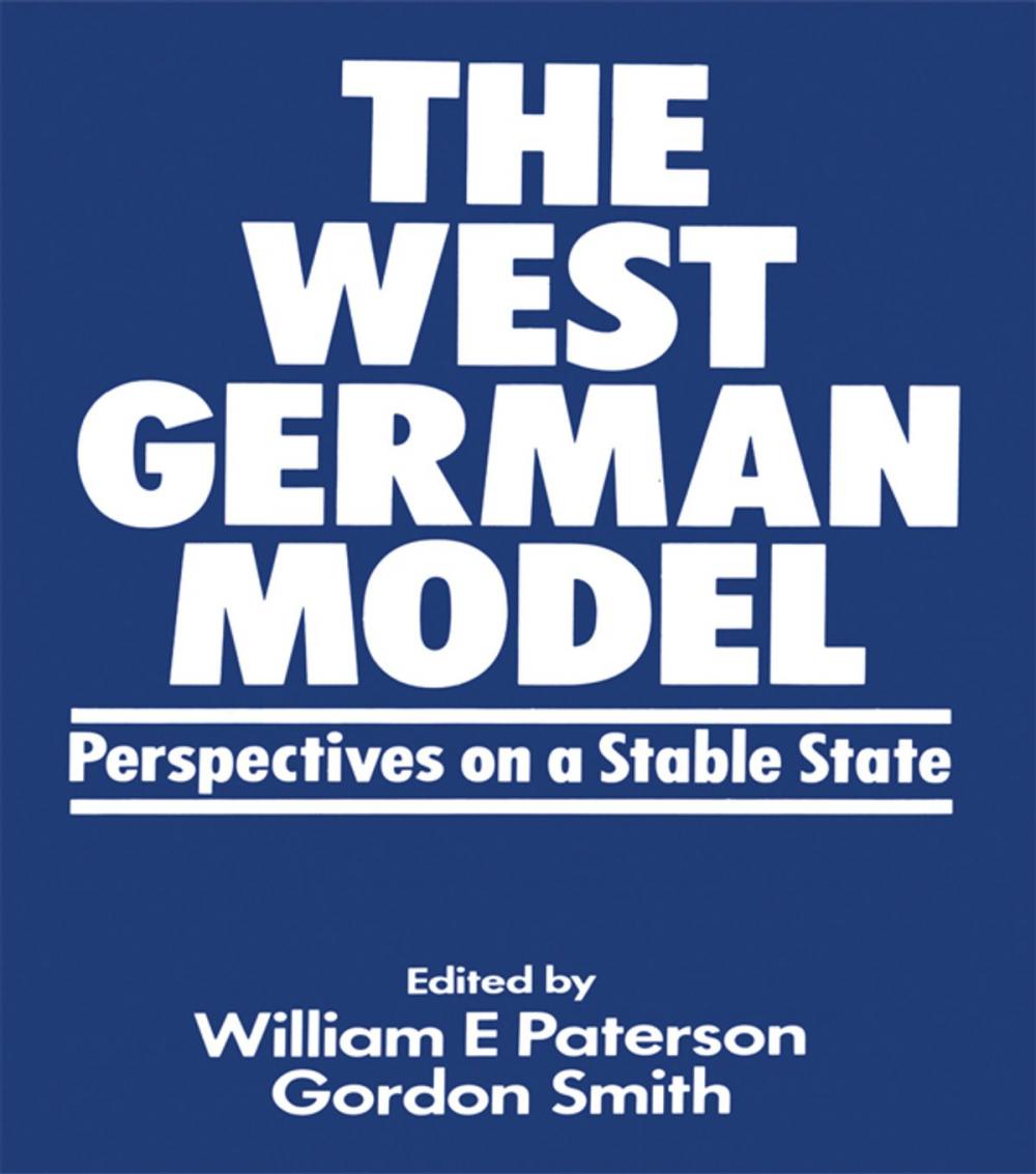 Big bigCover of The West German Model