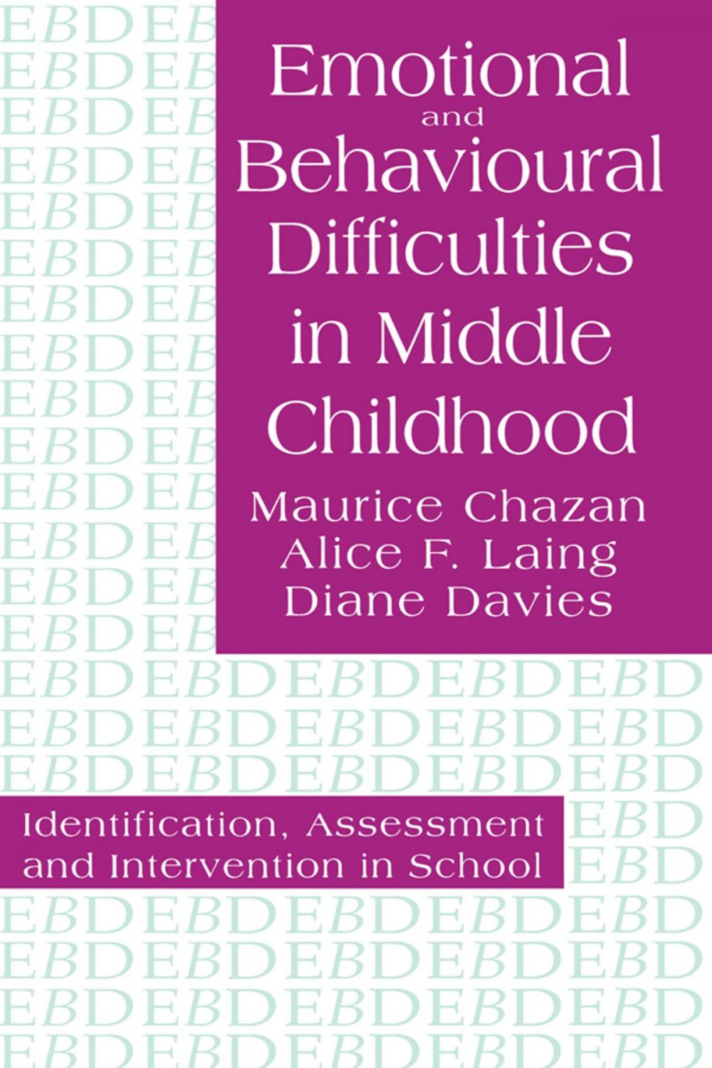 Big bigCover of Emotional And Behavioural Difficulties In Middle Childhood