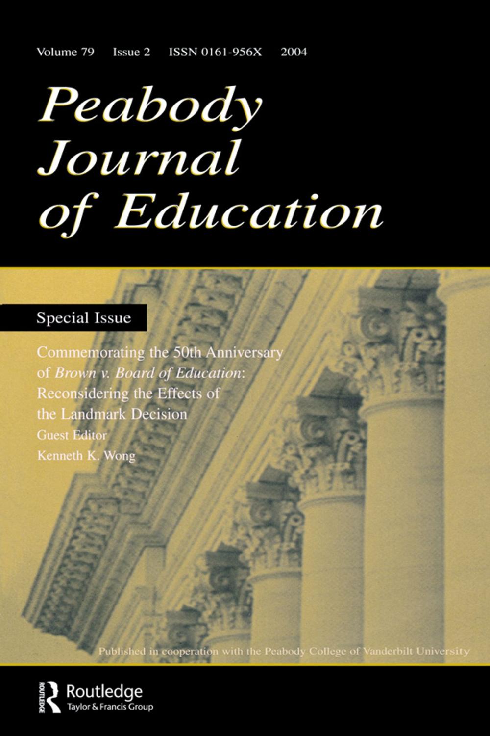 Big bigCover of Commemorating the 50th Anniversary of brown V. Board of Education: