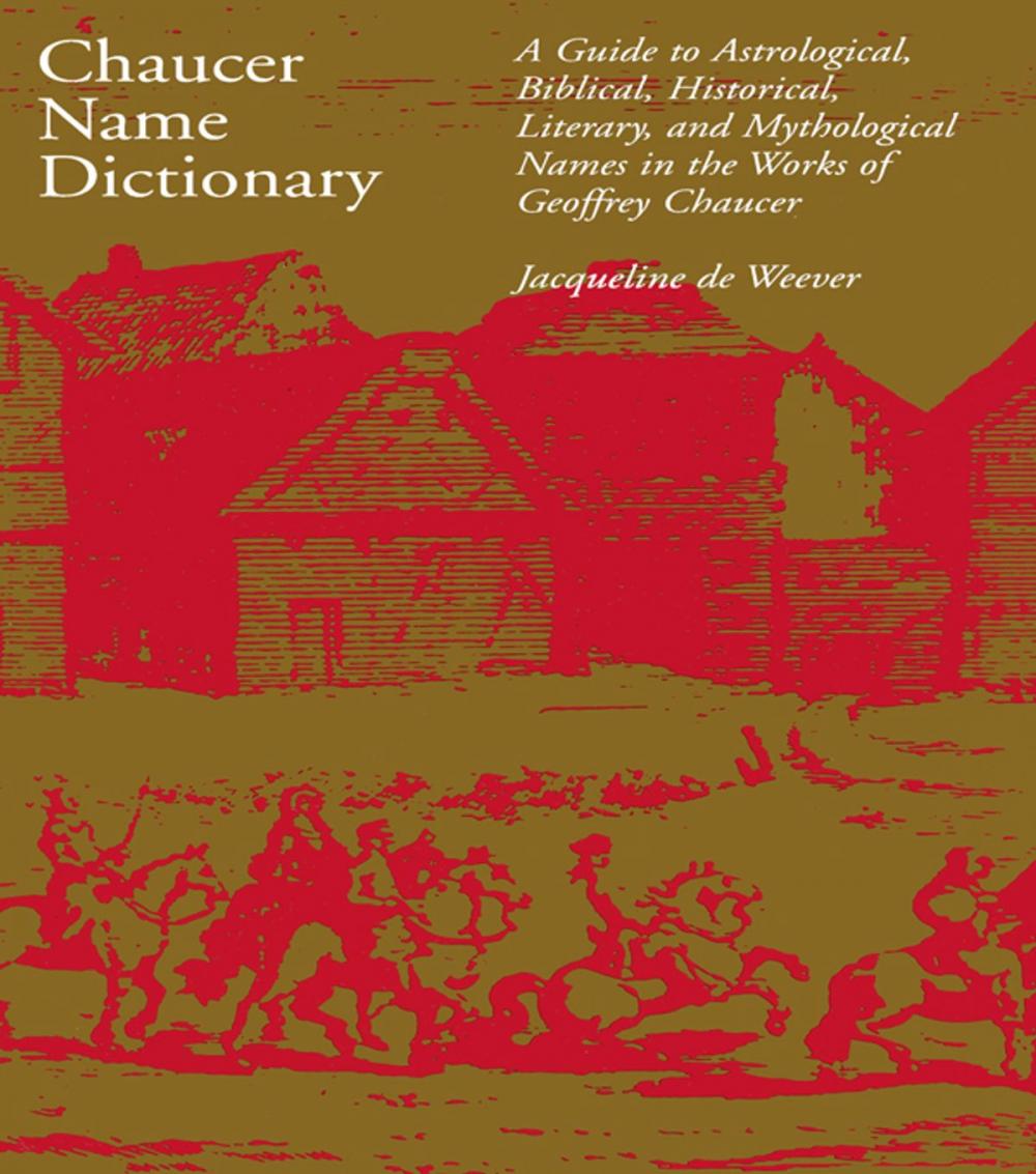 Big bigCover of Chaucer Name Dictionary