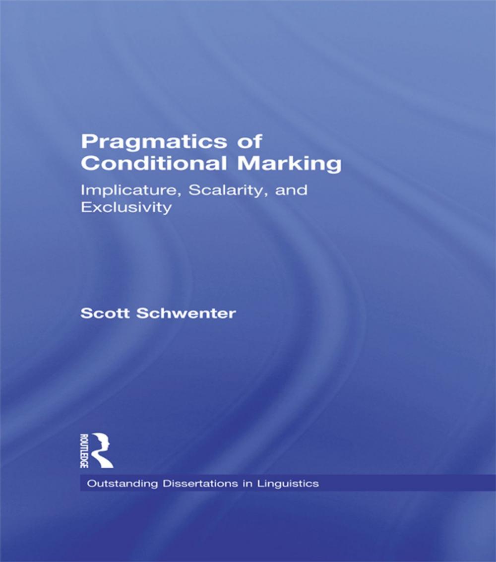 Big bigCover of Pragmatics of Conditional Marking