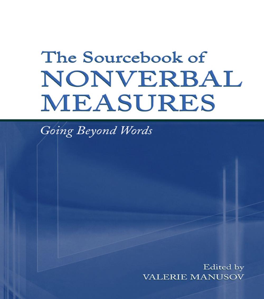 Big bigCover of The Sourcebook of Nonverbal Measures