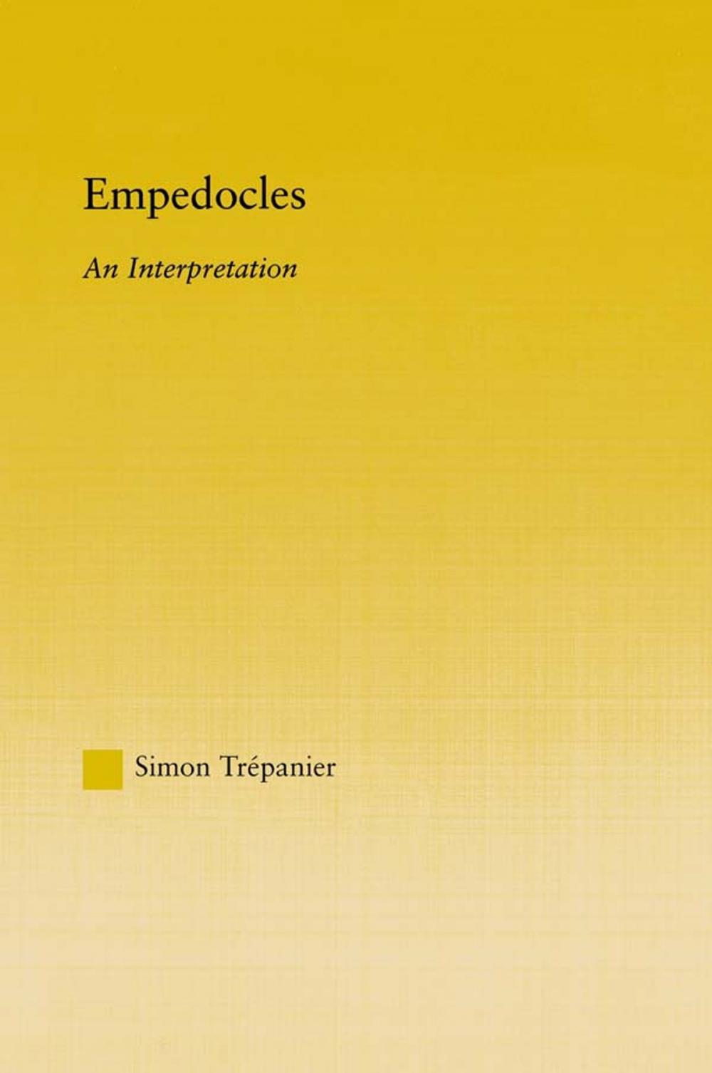 Big bigCover of Empedocles