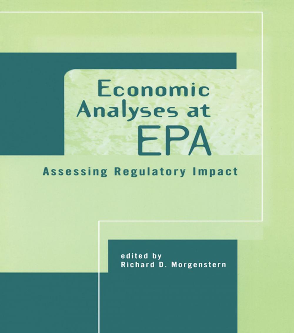 Big bigCover of Economic Analyses at EPA