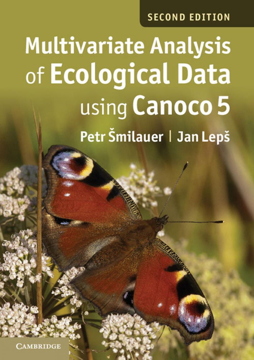 Big bigCover of Multivariate Analysis of Ecological Data using CANOCO 5