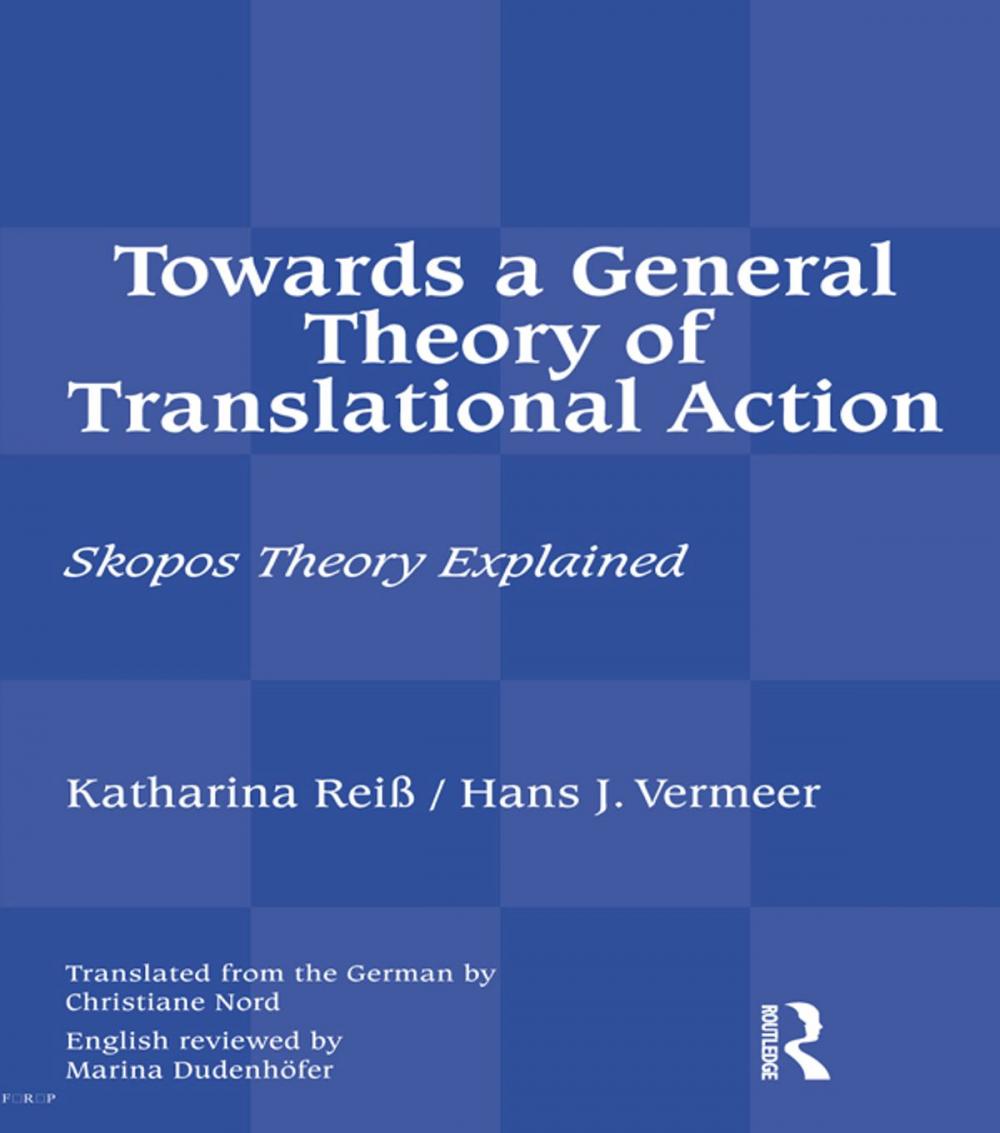 Big bigCover of Towards a General Theory of Translational Action