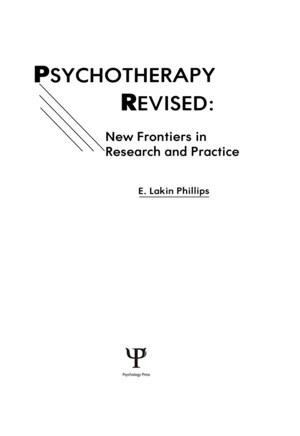 Big bigCover of Psychotherapy Revised