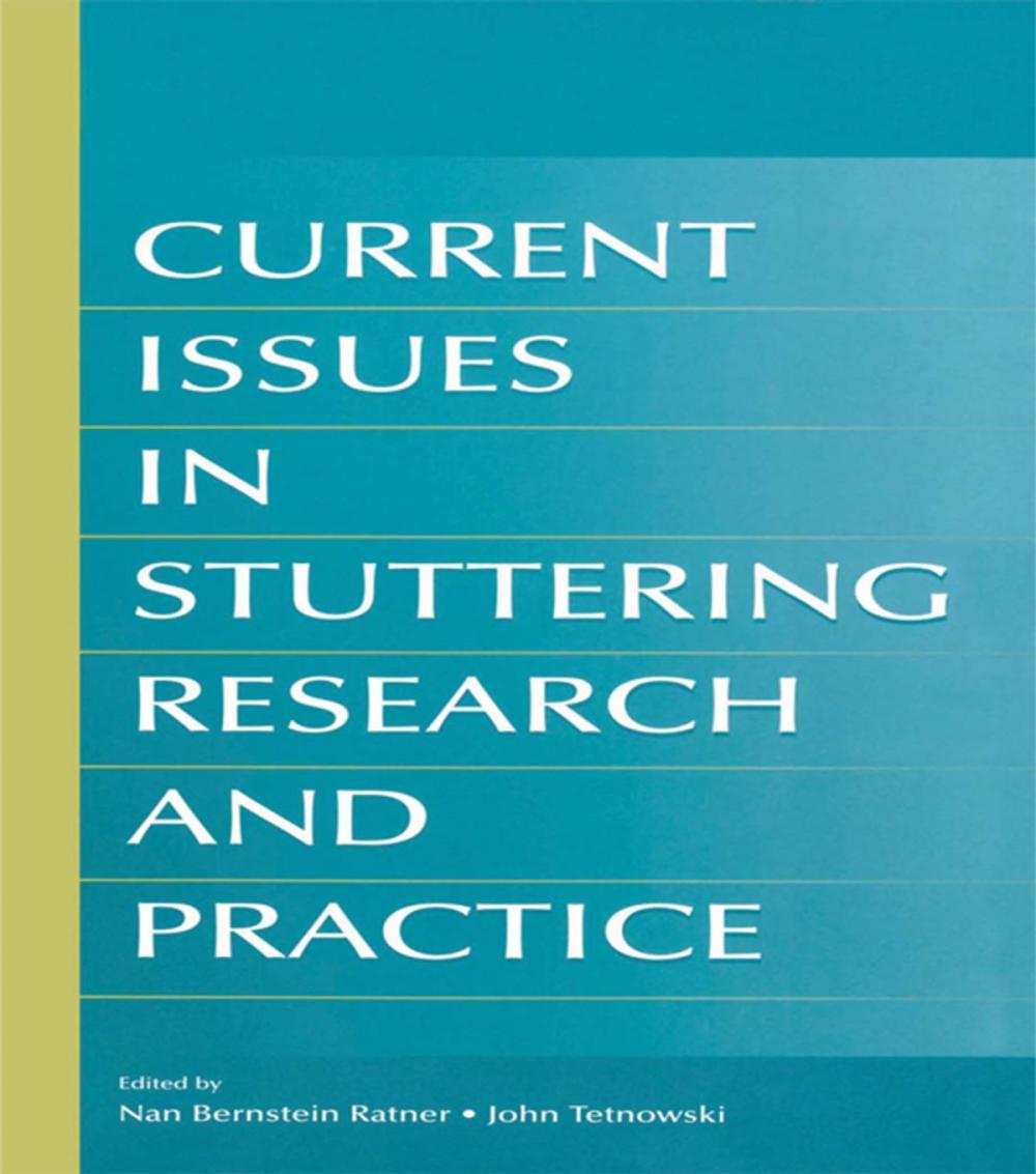 Big bigCover of Current Issues in Stuttering Research and Practice