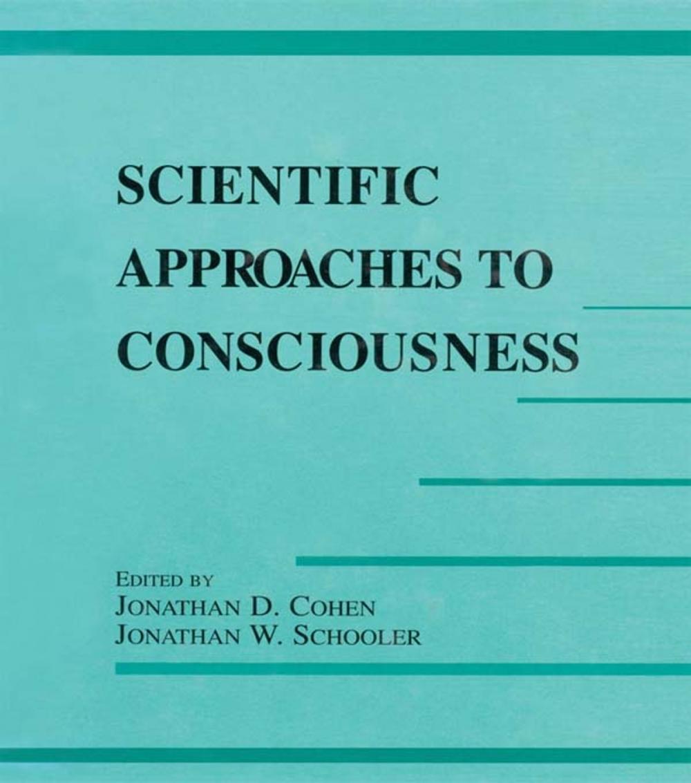 Big bigCover of Scientific Approaches to Consciousness