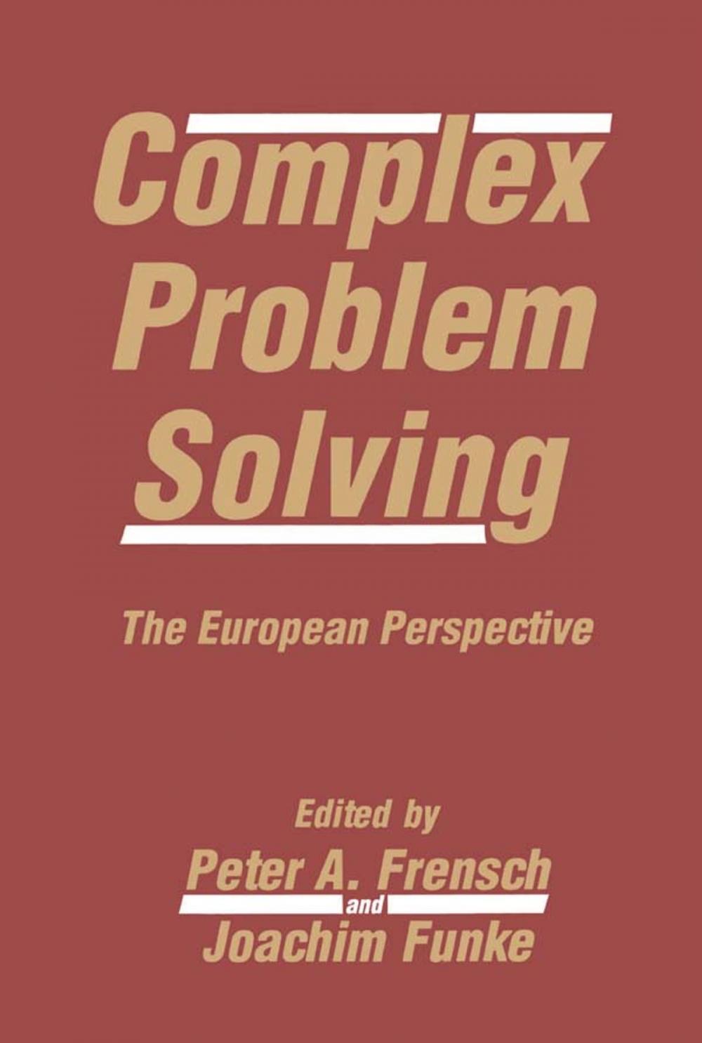 Big bigCover of Complex Problem Solving