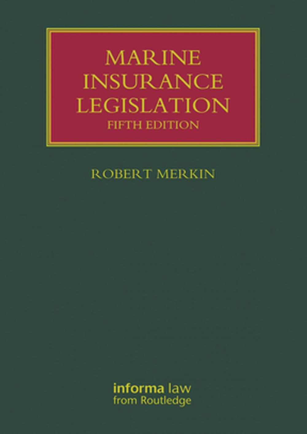 Big bigCover of Marine Insurance Legislation