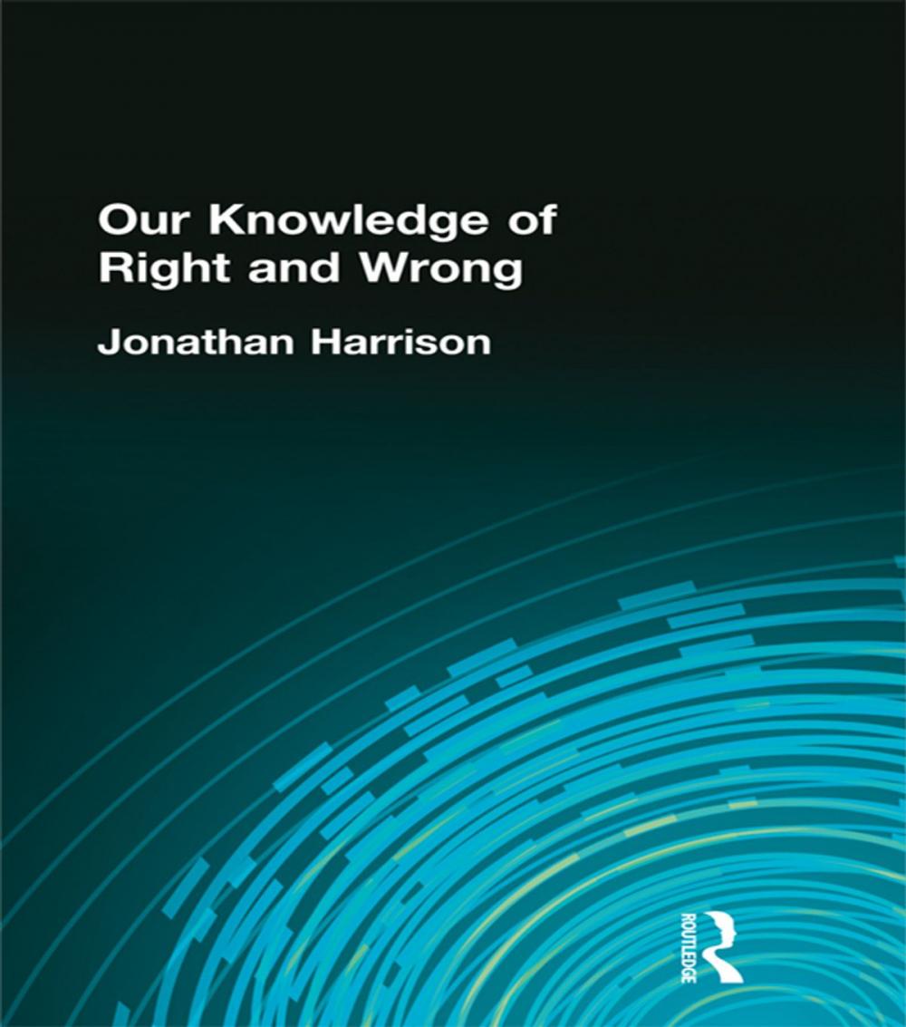 Big bigCover of Our Knowledge of Right and Wrong