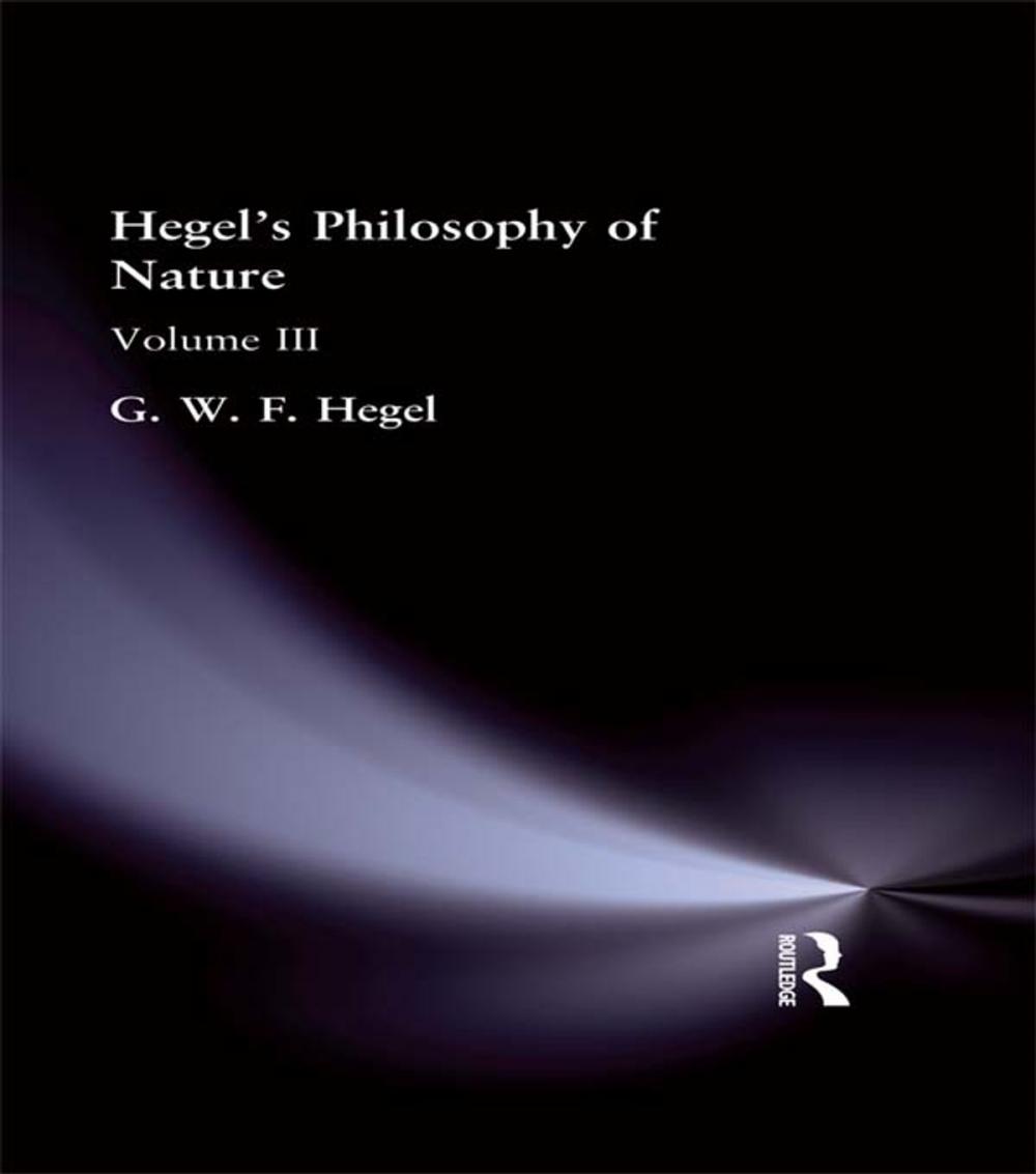 Big bigCover of Hegel's Philosophy of Nature