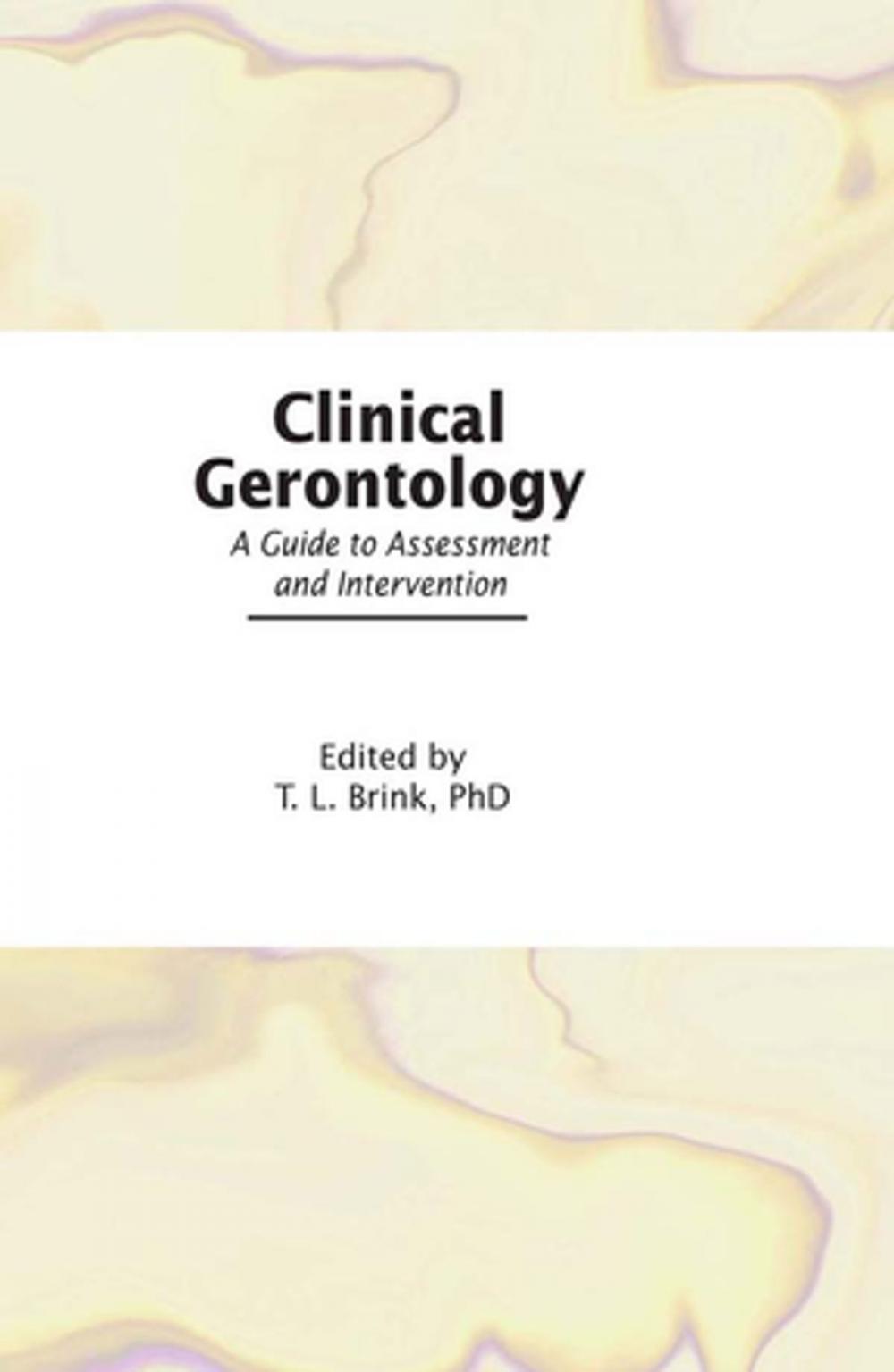 Big bigCover of Clinical Gerontology