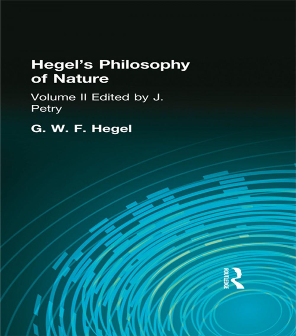 Big bigCover of Hegel's Philosophy of Nature