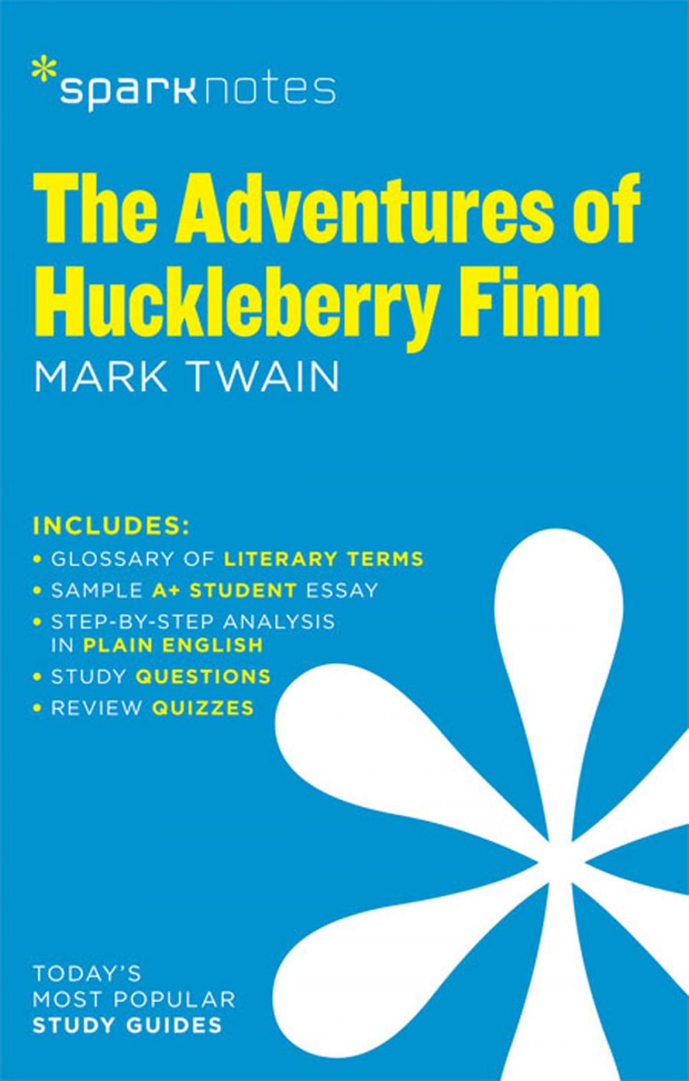 Big bigCover of The Adventures of Huckleberry Finn SparkNotes Literature Guide