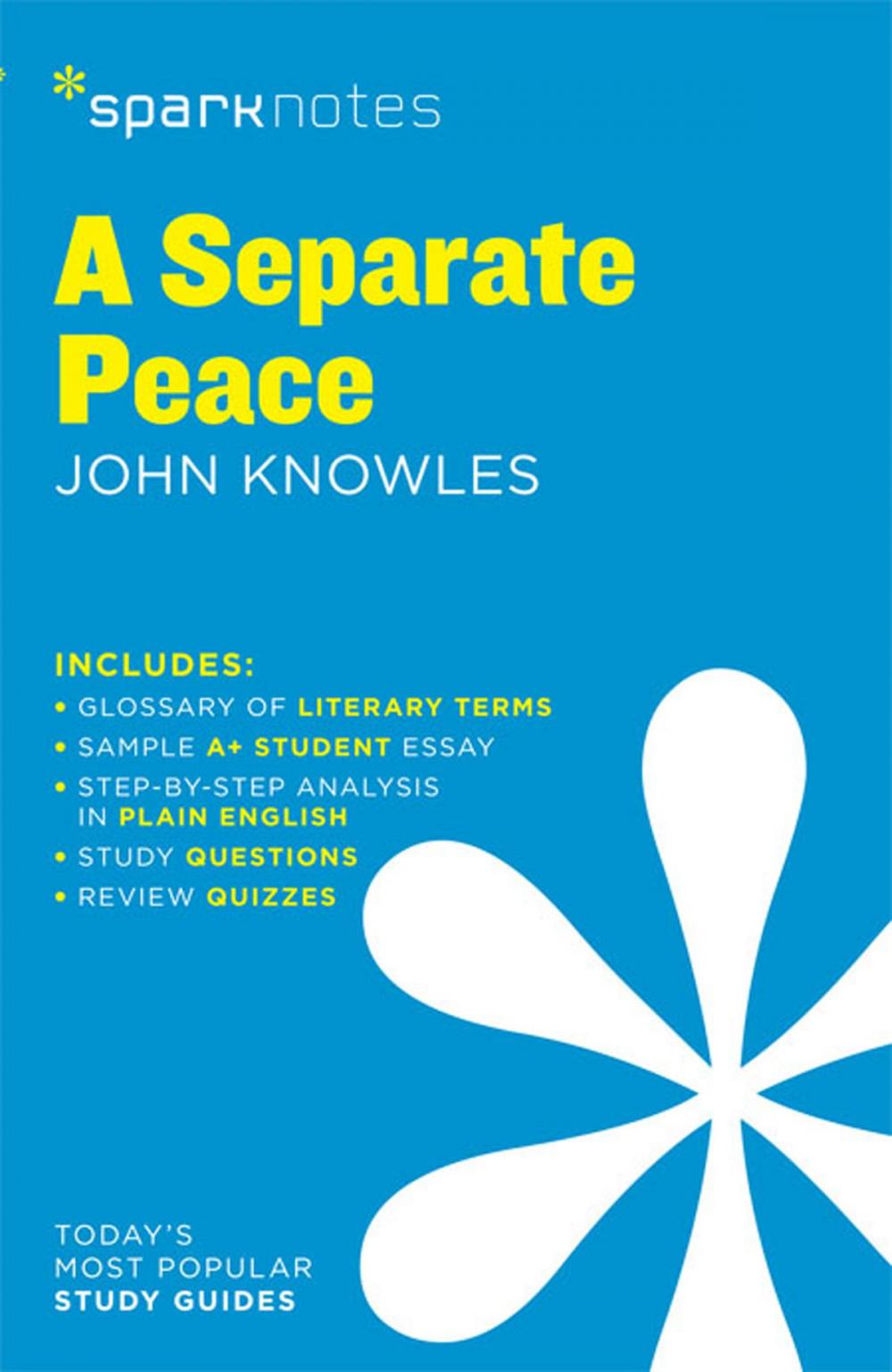 Big bigCover of A Separate Peace SparkNotes Literature Guide