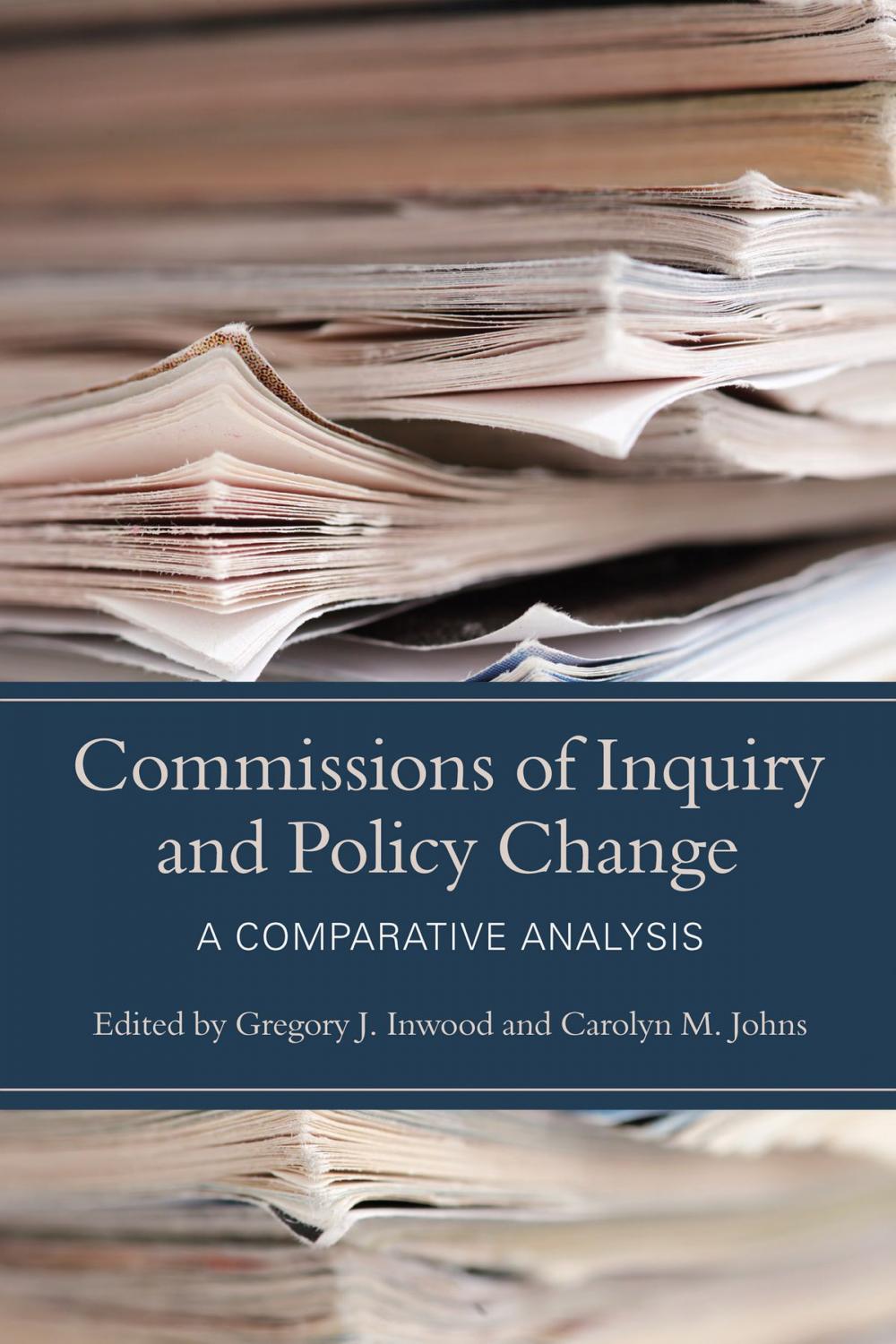 Big bigCover of Commissions of Inquiry and Policy Change