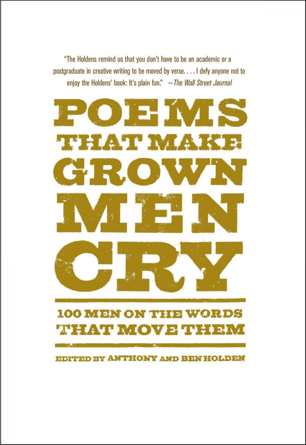 Big bigCover of Poems That Make Grown Men Cry