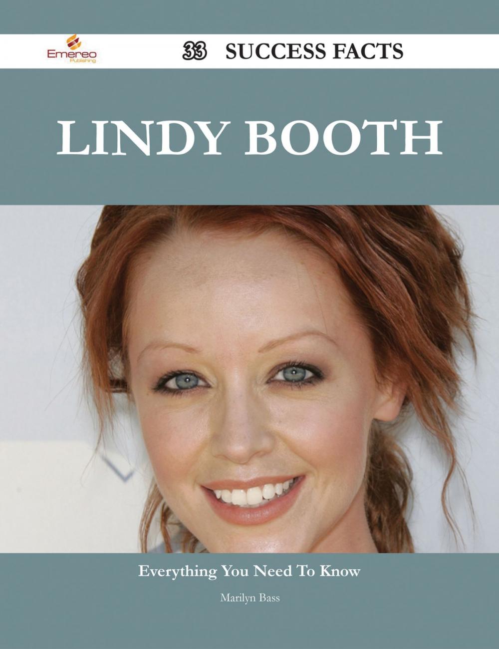 Big bigCover of Lindy Booth 33 Success Facts - Everything you need to know about Lindy Booth