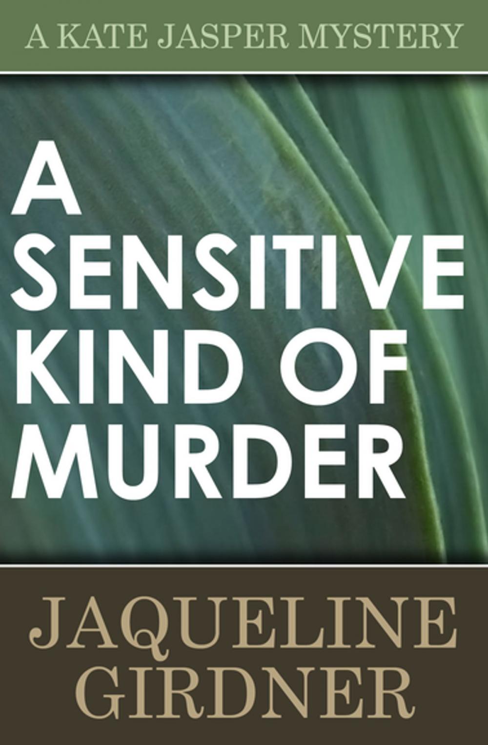 Big bigCover of A Sensitive Kind of Murder