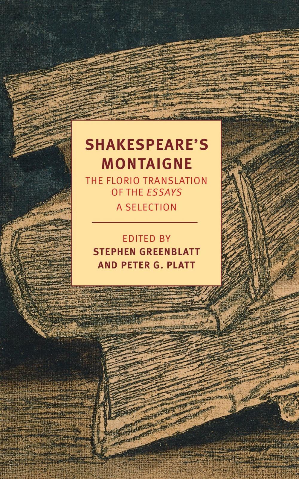 Big bigCover of Shakespeare's Montaigne