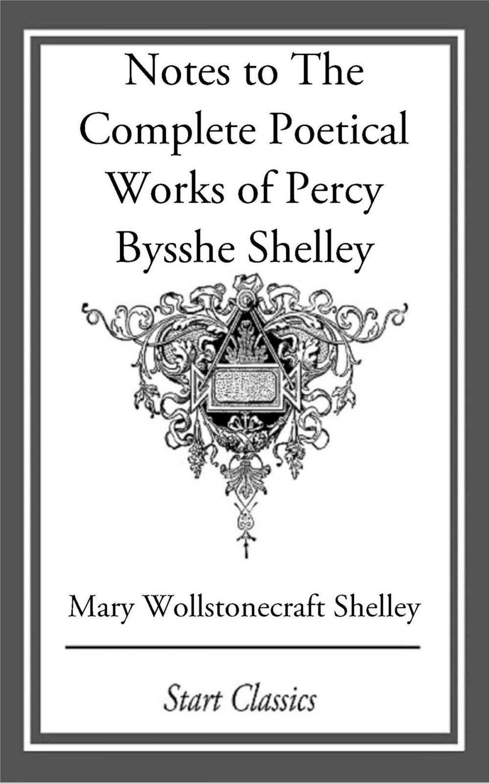 Big bigCover of Notes to The Complete Poetical Works of Percy Bysshe Shelley