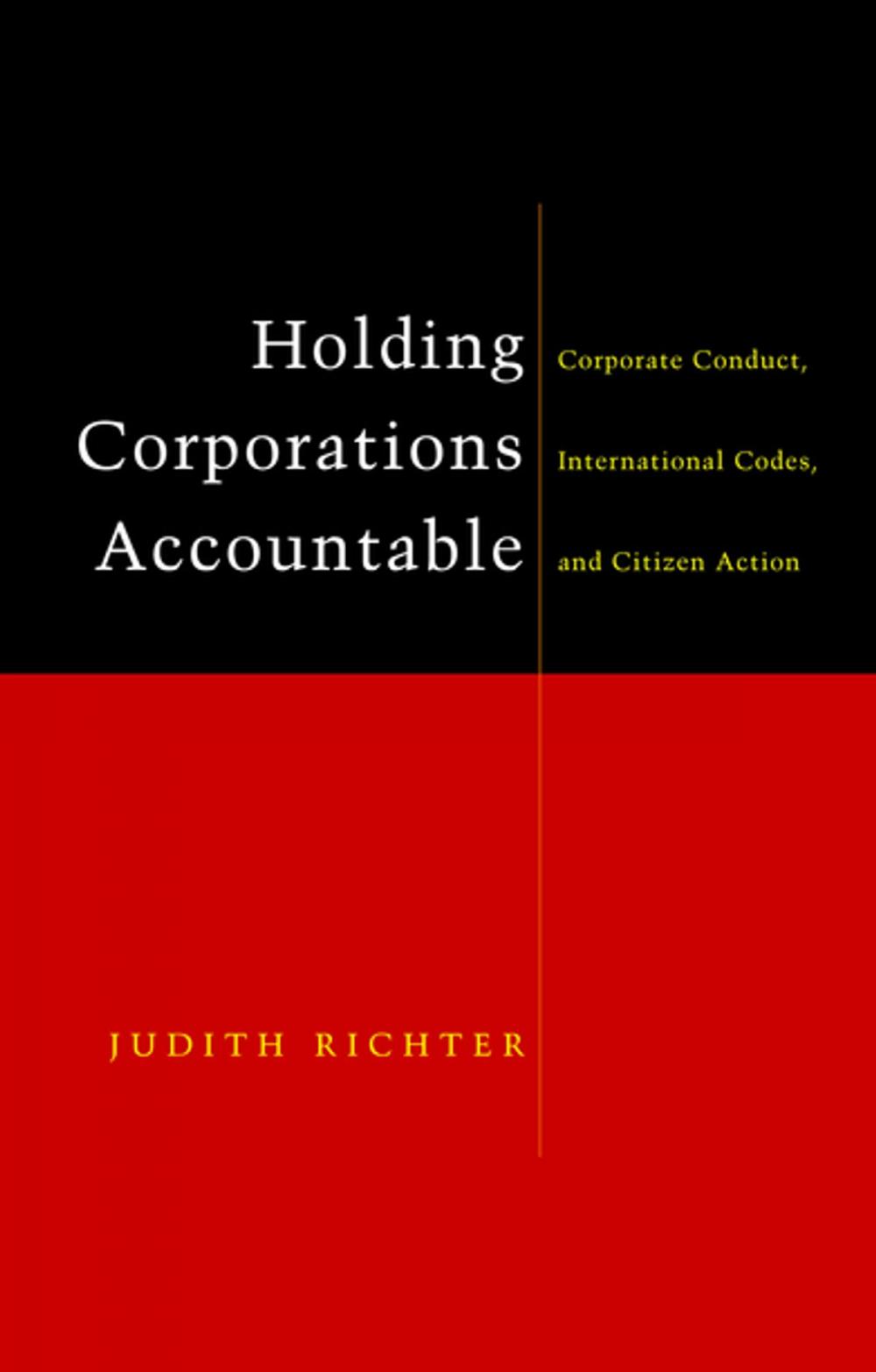 Big bigCover of Holding Corporations Accountable