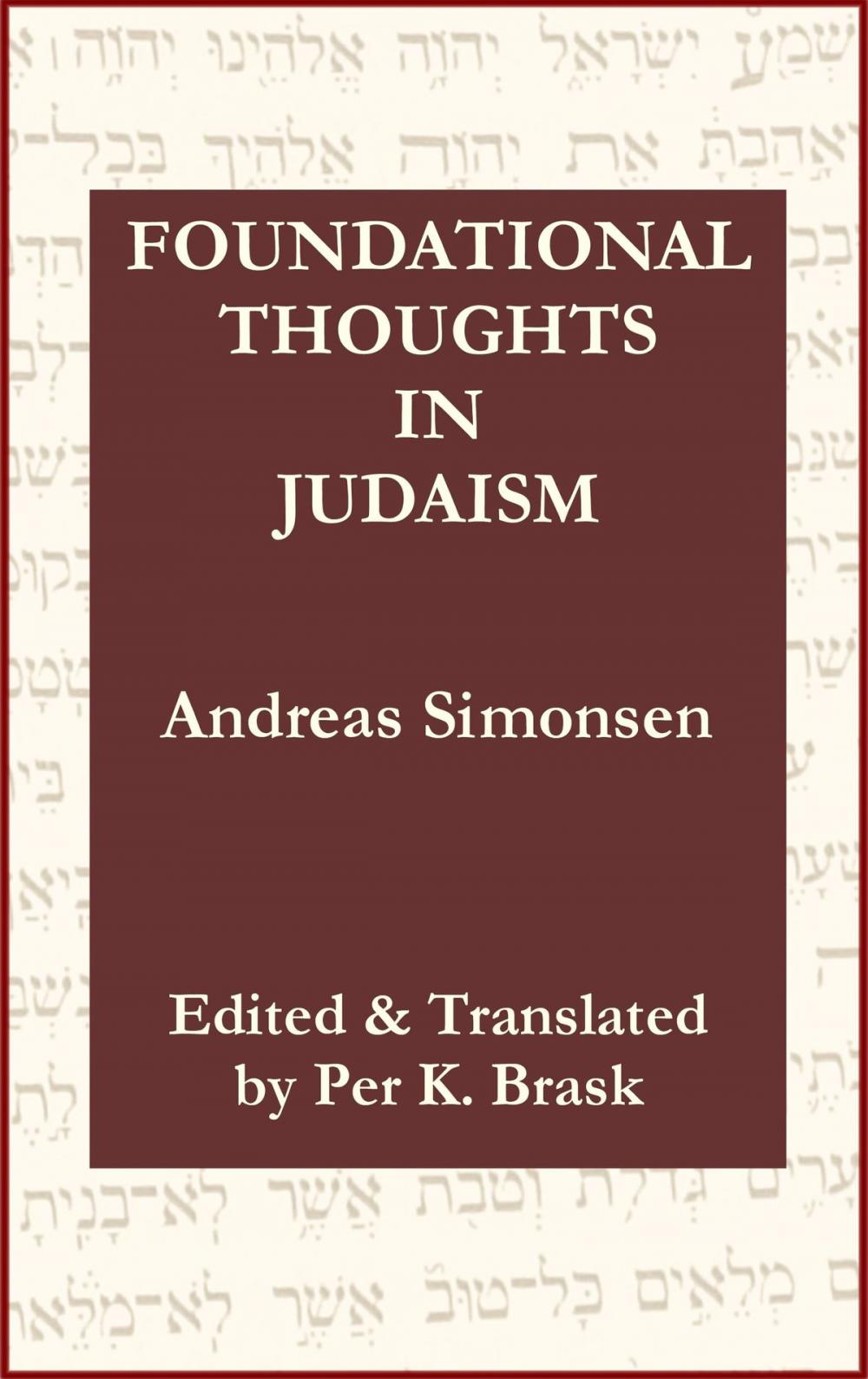 Big bigCover of Foundational Thoughts in Judaism