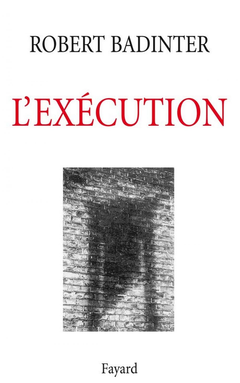 Big bigCover of L'Exécution