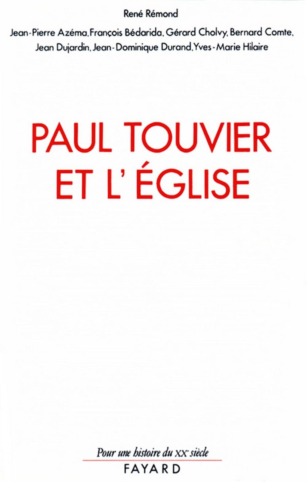 Big bigCover of Paul Touvier et l'Eglise