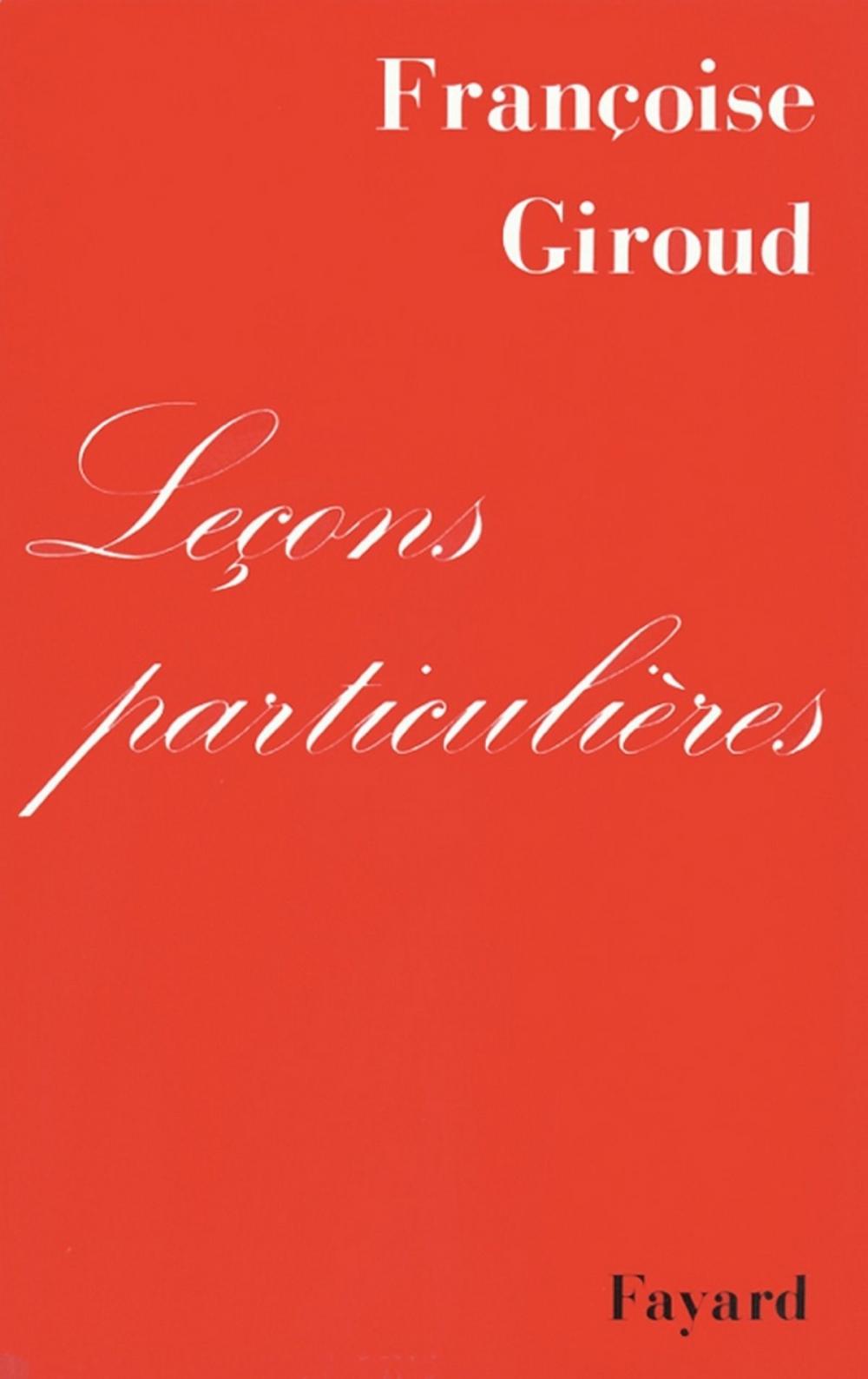 Big bigCover of Leçons particulières