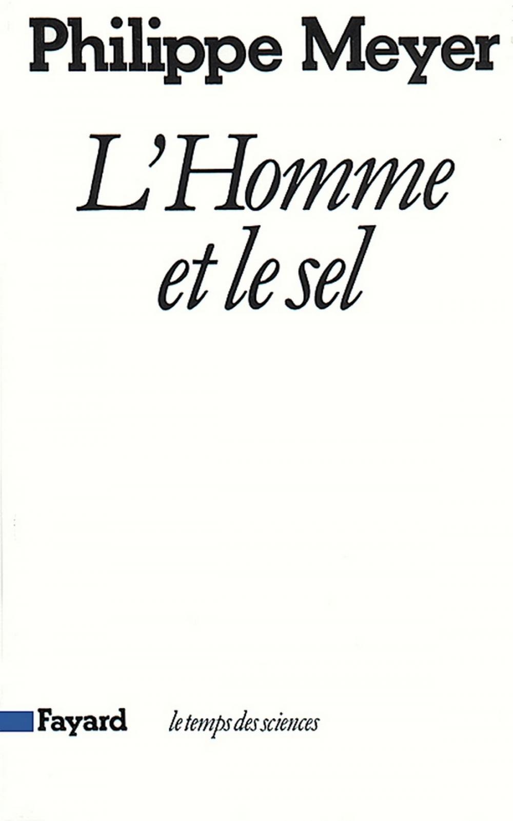 Big bigCover of L'Homme et le sel