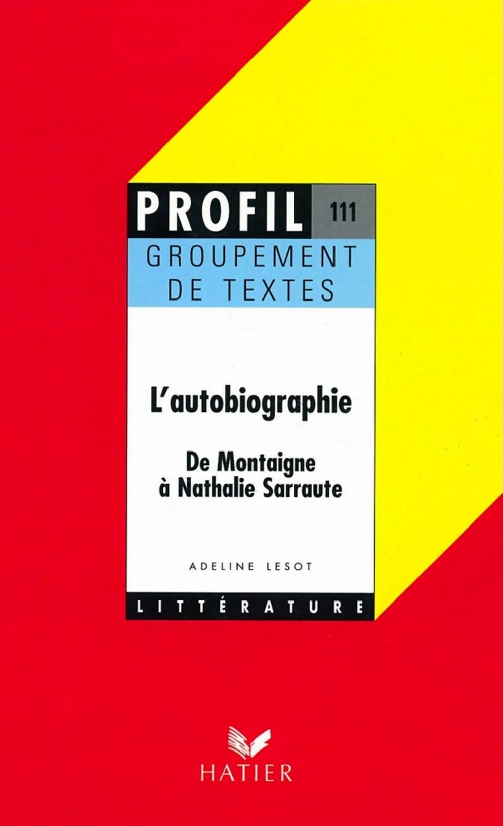 Big bigCover of Profil - L'autobiographie