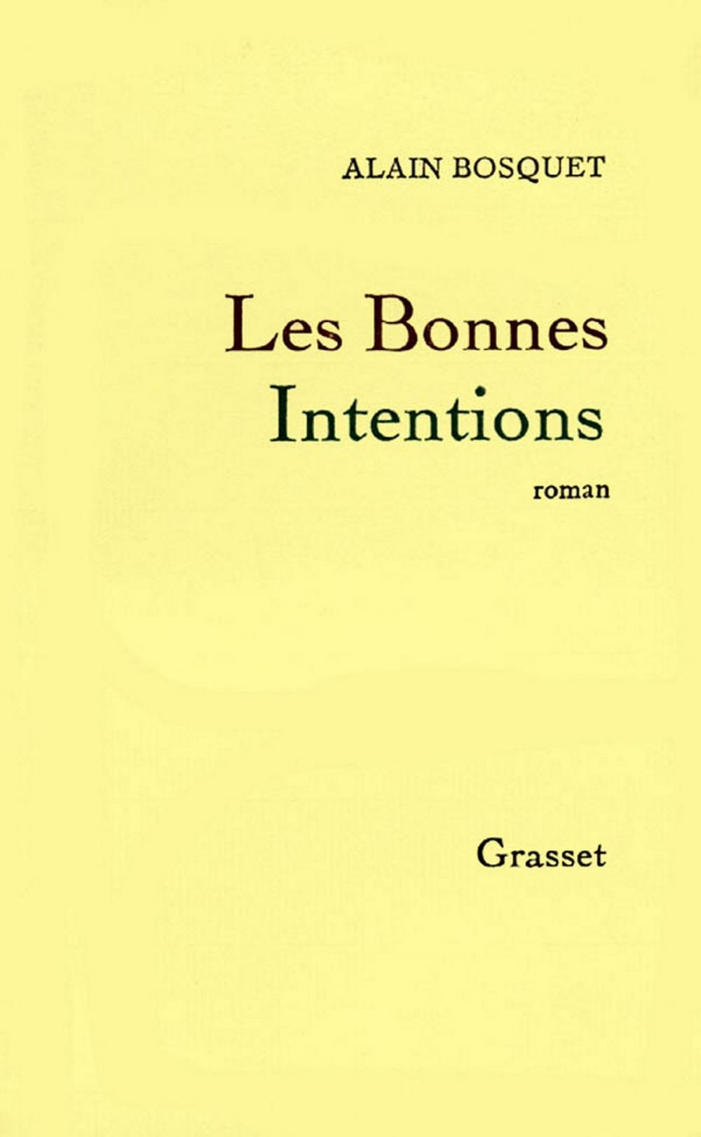 Big bigCover of Les bonnes intentions