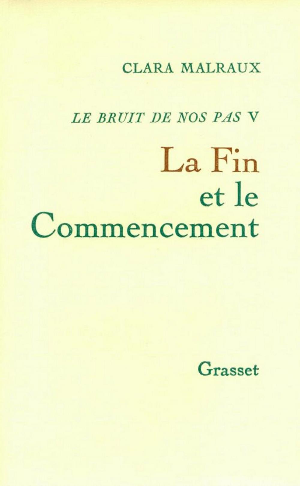 Big bigCover of La fin et le commencement