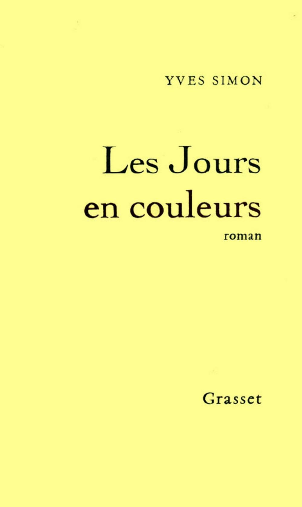 Big bigCover of Les jours en couleurs