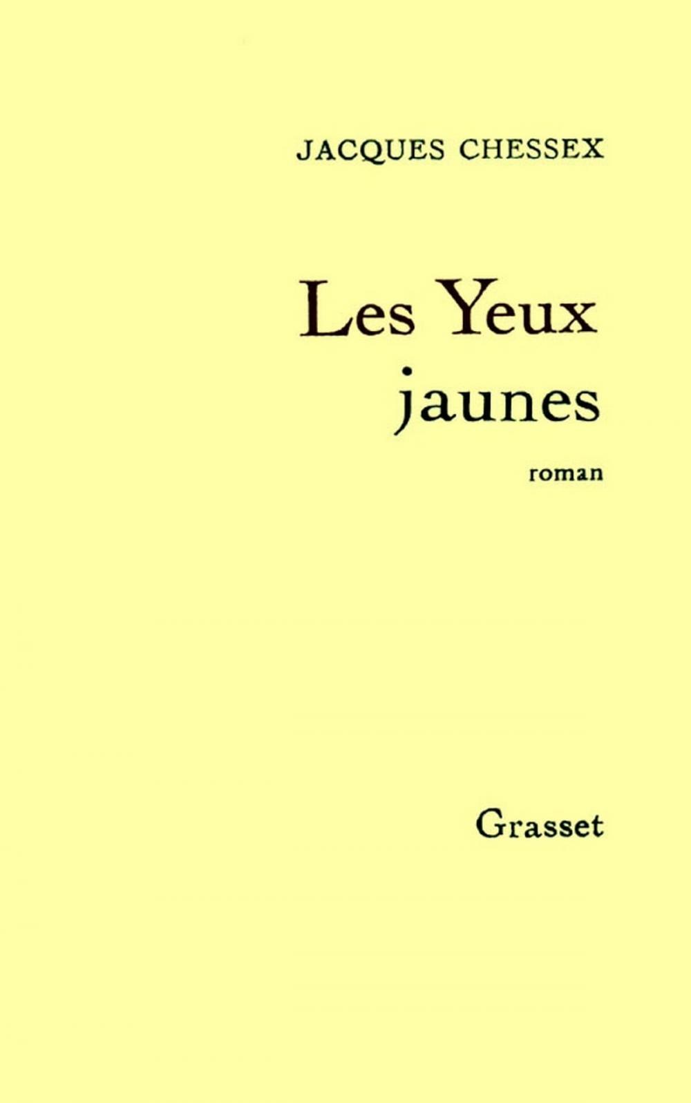 Big bigCover of Les yeux jaunes